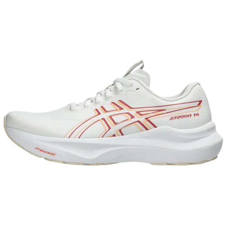 Asics  GT 2000 14 White Dark Pink Clay Women Sneakers 1012B843-101