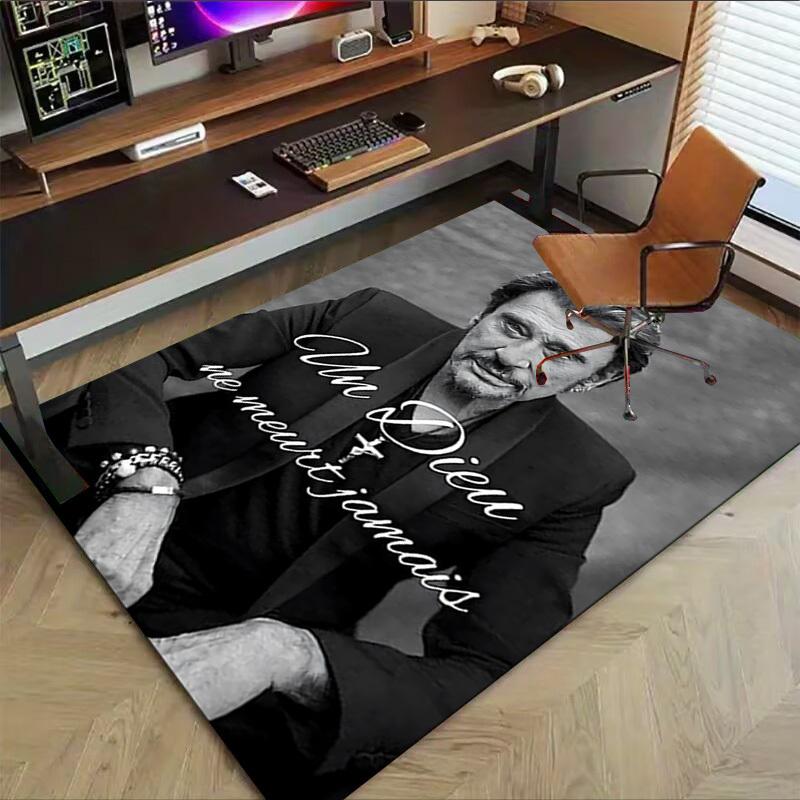 1pc God never dies. Home Office, Durable Polyester Floor Mat with Easy, Office Decor, Urban Style, Nonslip Backing