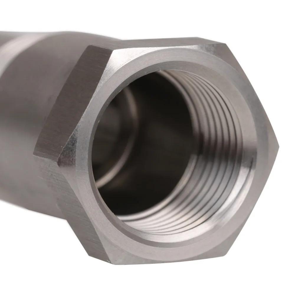 2pcs Universal Extension Filter Oxygen O2 Sensor Connector Extender Spacer Thread M18*1.5 Stainless Steel Adapter Auto Parts