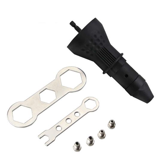 Electric Rivet Drill Adapter Cordless Drill Hand Tool Easy to Operate Compact Portable Cordless Riveting Tool Insert Nut Adapter