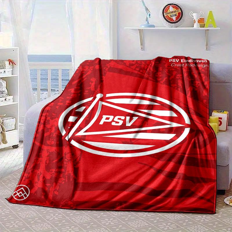 Psv Eindhoven Redesign Tragbare Decke/Weiche Decke Bettwäsche Decke Geeignet für Reisen Camping Wohnzimmer Büros Sofas Fan Geschenke