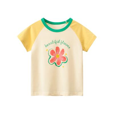 New Summer Children's Clothing, Girls' Short-sleeved T-shirts, Children's Half-sleeves