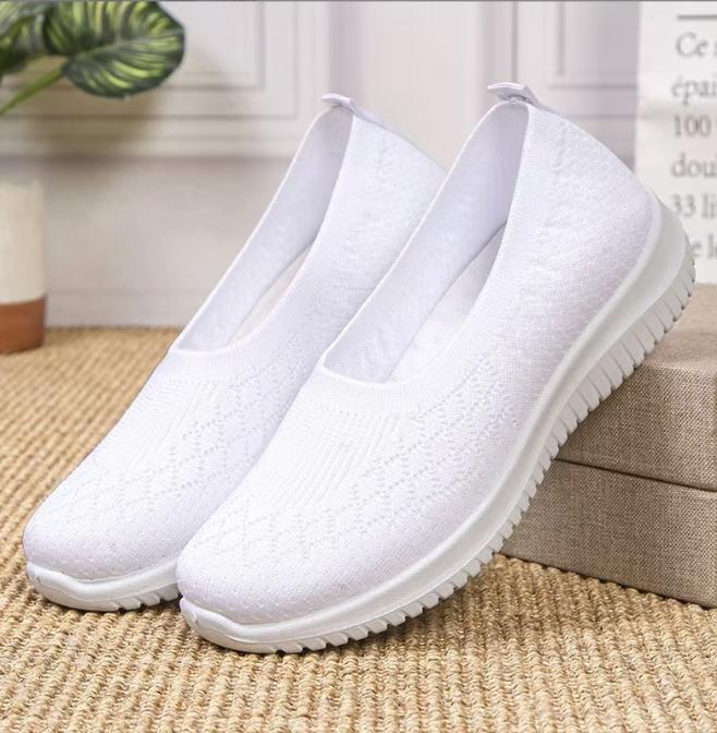 Модные женские кроссовки дышащая обувь для ходьбы повседневная обувь плоская обувь для отдыха на открытом воздухе 37 1354₽