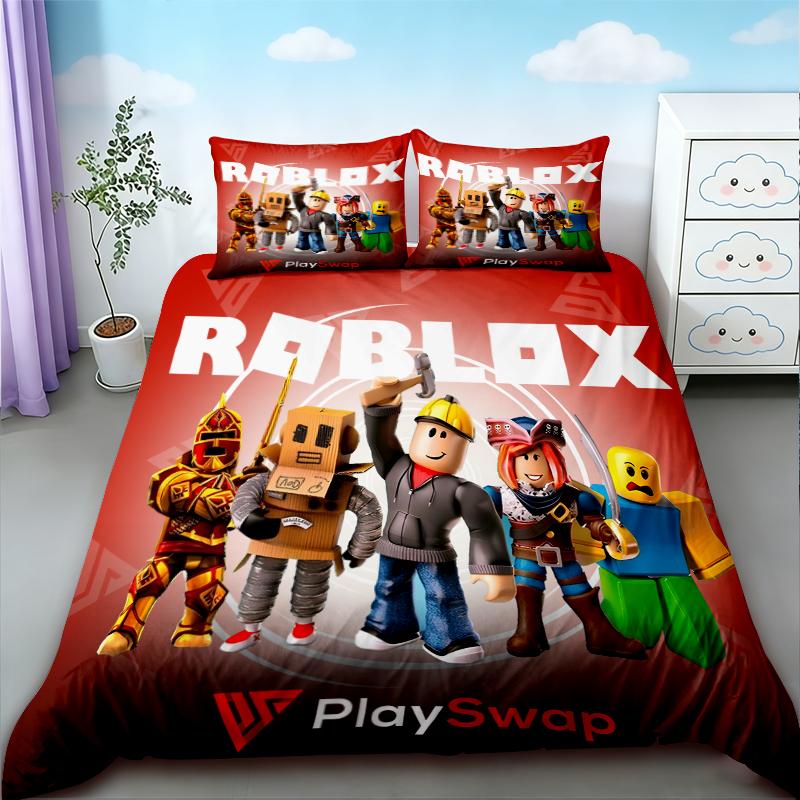 Duvet Cover Roblox  Bedding Set Soft And Comfortable Quilt Cover For Bedroom Home Birthday Decor Gifts Queen King