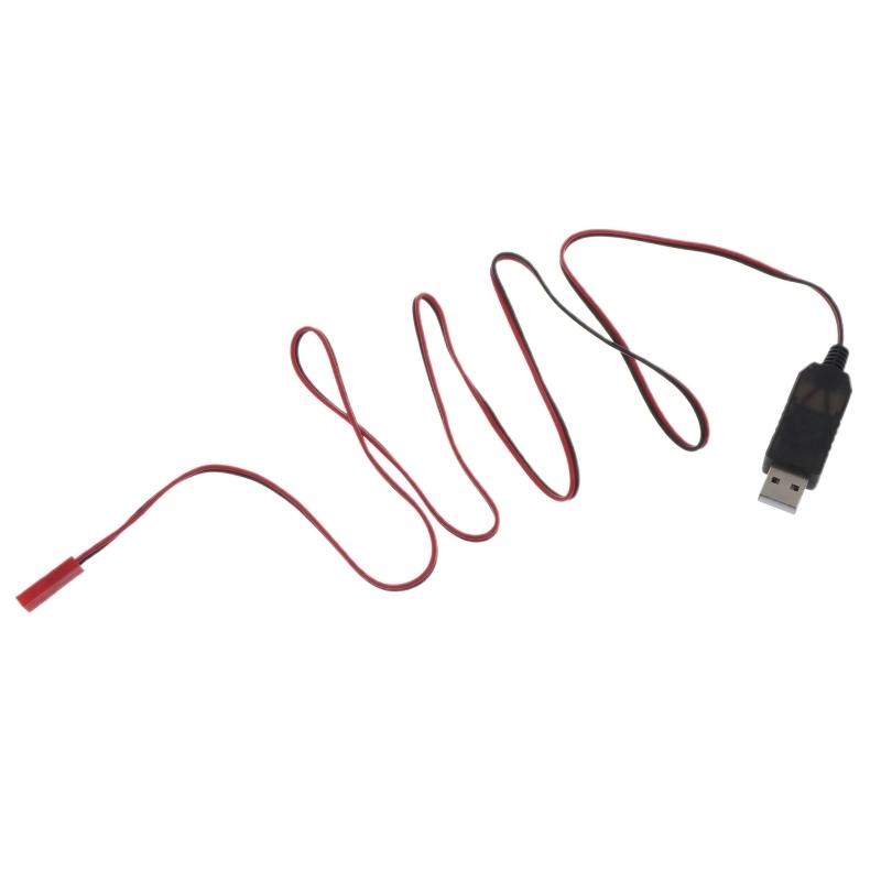 3.7V USB Charging Cable JST 2.54mm 2Pin Plug to USB Connector Lithium Battery Charger for RC Aircraft Helicopter Toys