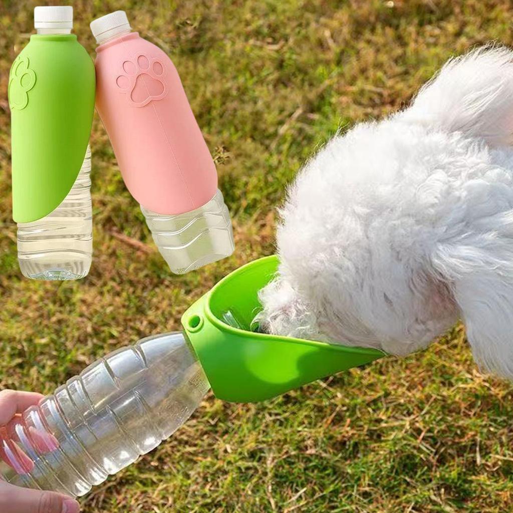 Portable Dog Water Bottle Foldable Pet Hydration Container Dog Water Dispenser Portable Cup for Small Medium Large Breeds