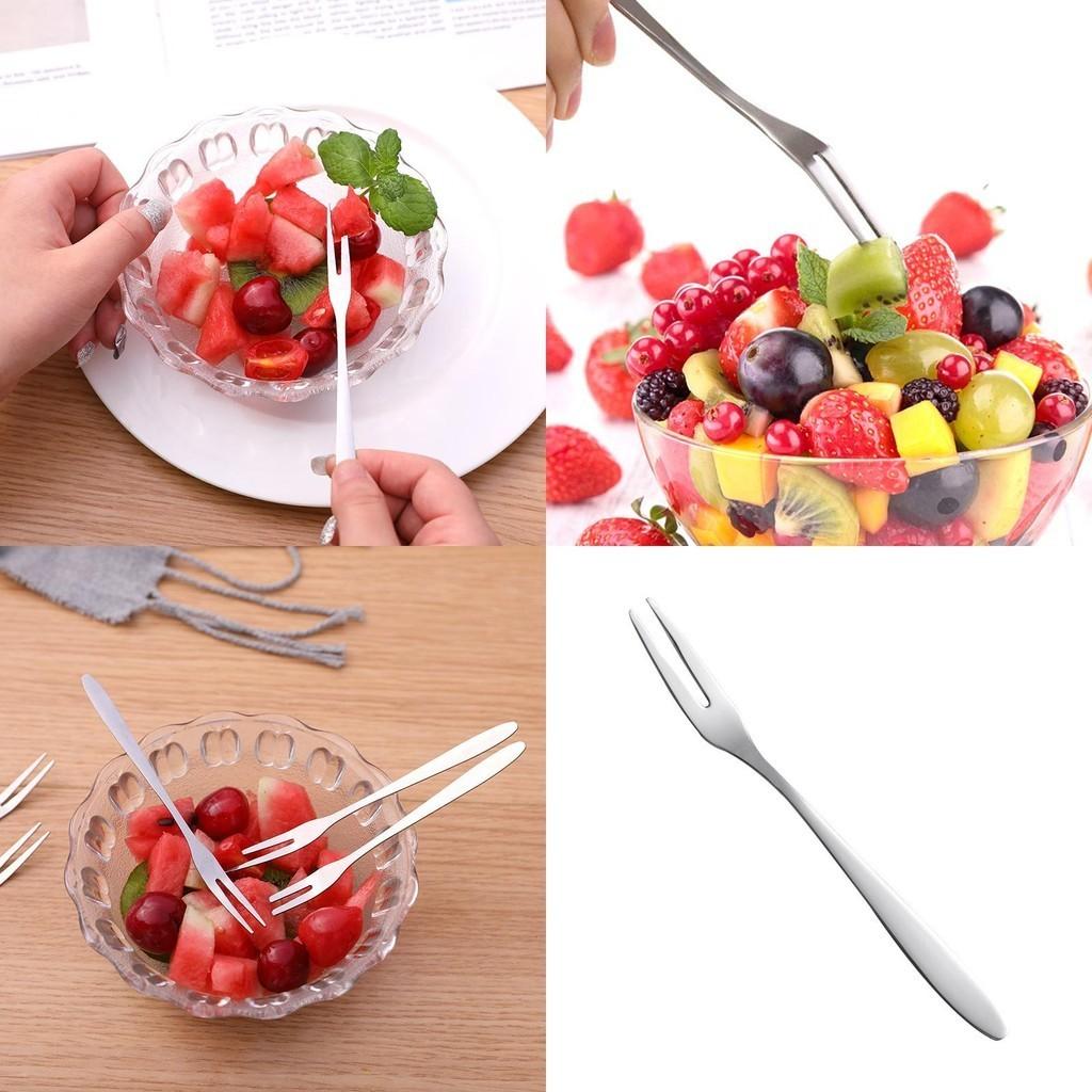 Stainless Steel West Tableware Fruit Forks Elegant Small Sized Snack Cake Dessert Utensils