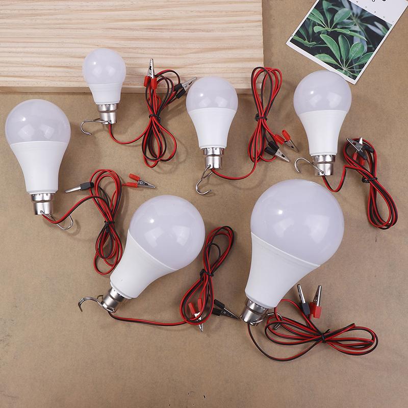 3W 6W 9W 12W 15W 18W Led Dc 12-85V Bulb With 1.2M Wire Screw-On Low-Voltage Battery Household Bright Lighting Bulb