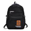 Korean Fashion Color Block Student Backpack Large Capacity Nylon Travel School Bag for Teenagers