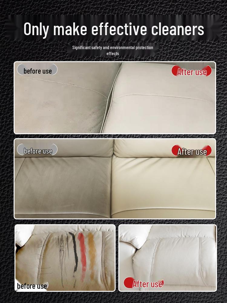 Leather Sofa Cleaner & Conditioner: Stain Remover & Maintenance Oil for Genuine Leather
