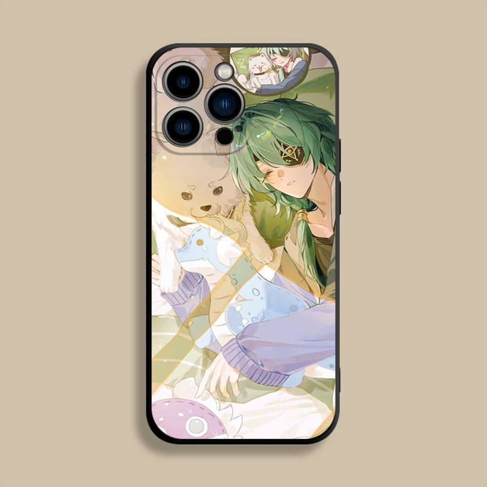 

H-Honkai Stars Rail Anaxa Phone Case For iPhone 17,16,15,14,13,12,Pro,Max,Plus,E,SE4,Air,Mini Black Soft Cover iPhone16promax
