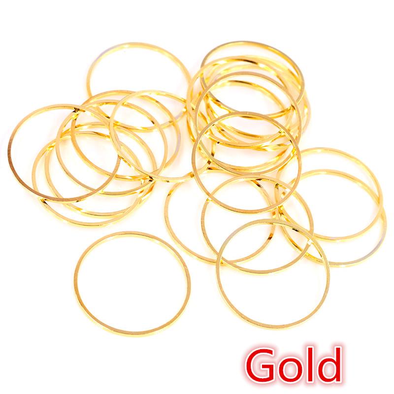 Copper Plated Earring Hoops: 20-50 Pieces (8-40mm, 60mm) Accessory Rings