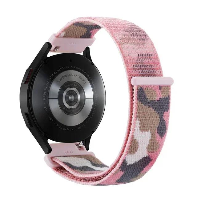 20mm 22mm Nylon Strap For Garmin Forerunner 55 165 265 255 Replacement wristband for Gramin Active 5/Vivomove Trend/Vivoactive 5