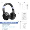 Active Noise Cancelling Headphone Wireless Over Ear Bluetooth-compatible Headphone Deeper Bass for Travel Office