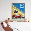 24 Hours of Le Mans Canvas Posters Print Sports Car Pictures Vintage Wall Art Paintings for Home Living Room Bar Decor Framless