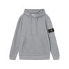 Stone Island Unisex Classic Solid Color Badge Hoodie Sweatshirt