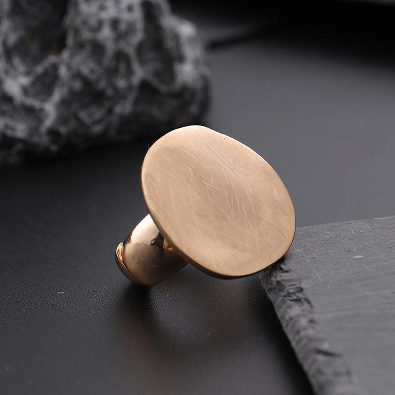 

Kaseakia Round Chunky Metal Alloy Elastic Rope Adjustable Rings for Women