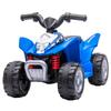 Elektrisches Kinder-Quad, LED-Licht, Hupe, Breite Reifen, Bequemer Sitz, Rutschfeste Griffe, Blau