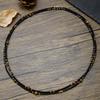 Emperor Stone Beaded Men's Collarbone Necklace: Stylish European & American Hip Hop Abacus Bead Chain