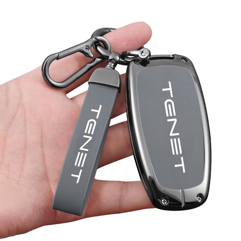 Tenet Tianneng T4/T7/T8/T9 Car Key Metal Protective Case with Hanging Buckle