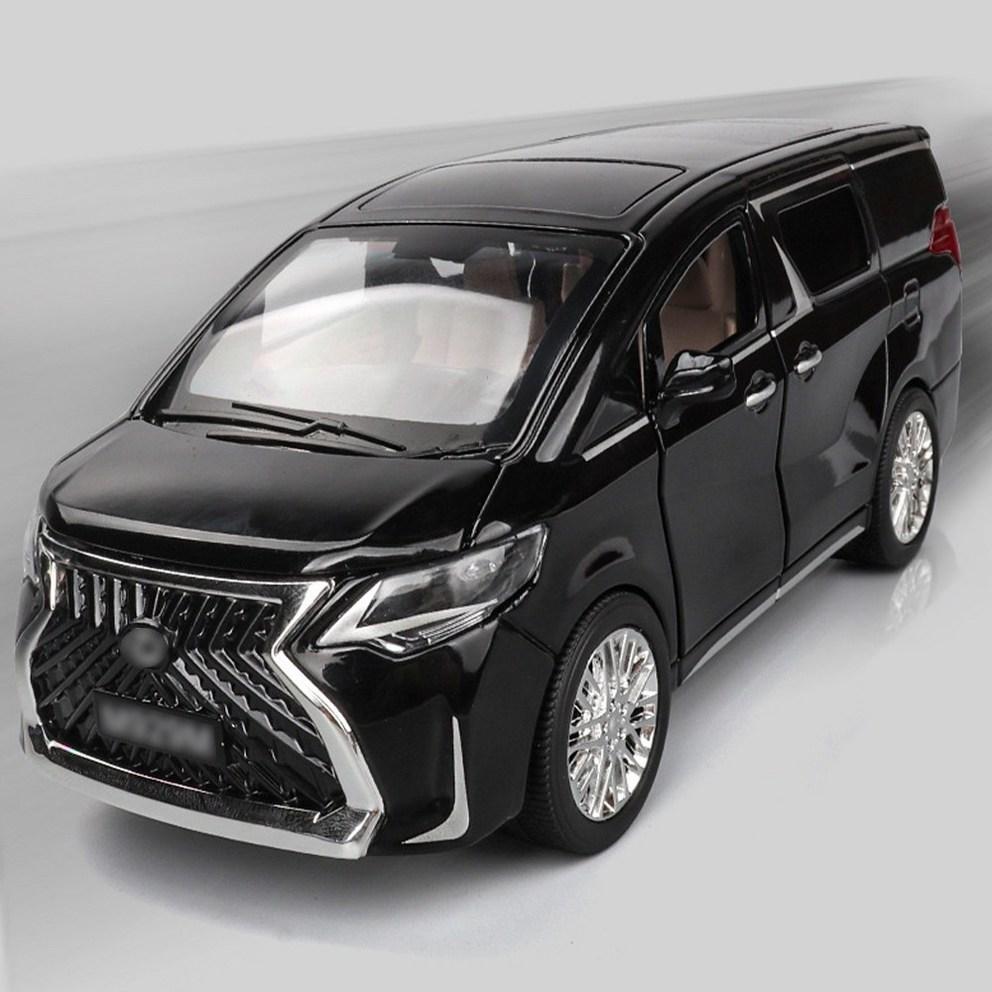 Lexus LM300h 1:24er Maßstab Die-Cast Metall Luxus Minivan Rückzieh-Auto Modell - Weiß