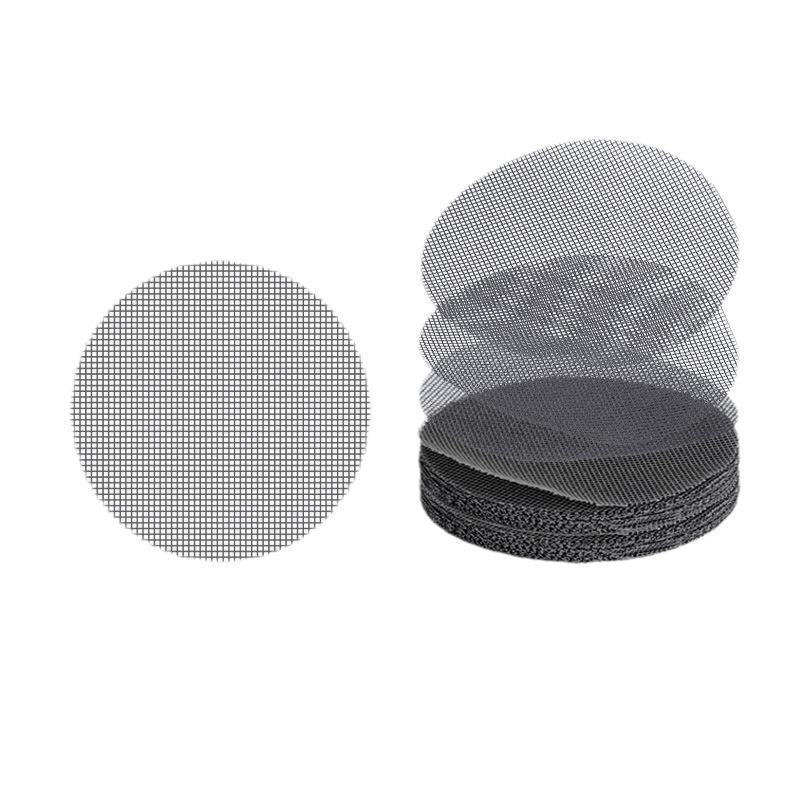 Ceramic Dark Grey Flower Pot Mesh Pad - Extra Large, Breathable & Insect-Resistant