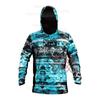 Herren Quick-Dry UV-Schutz Angel-Hoodie Langarm Outdoor Sportoberteil UPF50 Atmungsaktiv