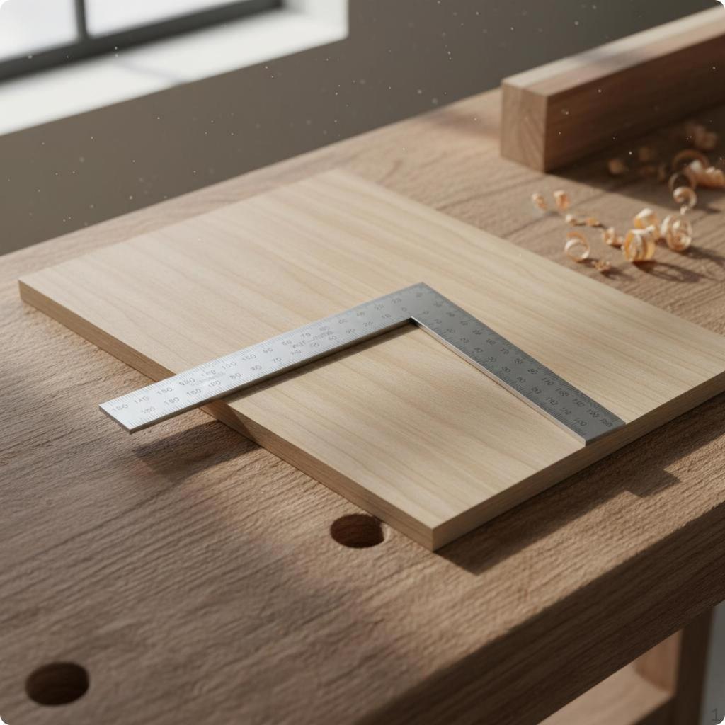 Right Angles Ruler Thickened Carpentry Square Steel for Woodworkers, Carpenters,