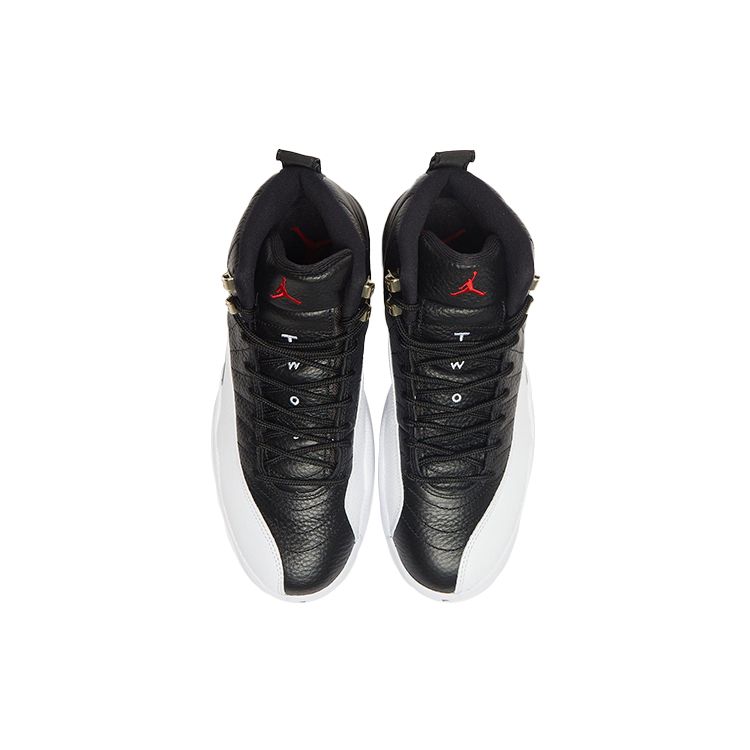 Air Jordan 12 Retro Playoff 2022 Sneakersy Unisex Czarne Varsity-Red Białe CT8013-006