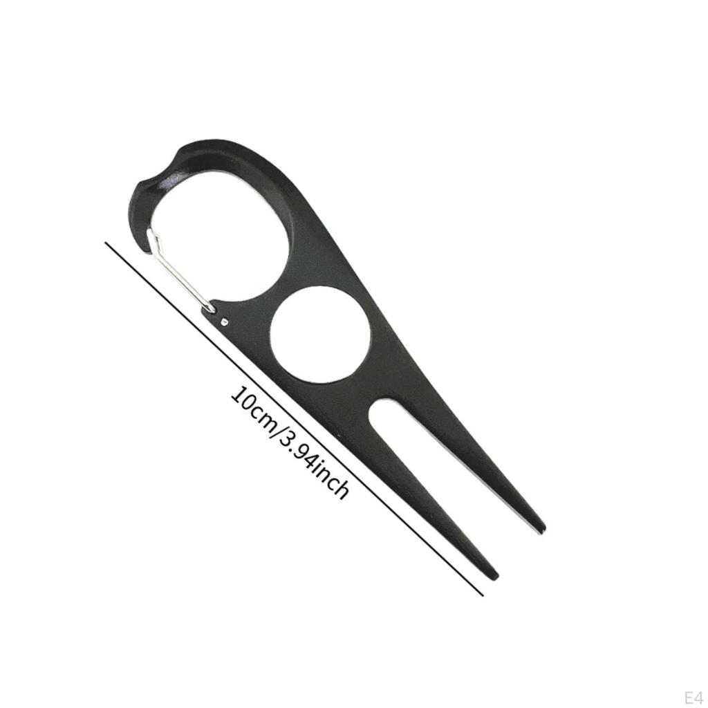 Golf Divot Repair Tool Green Fork Groove Cleaner Lightweight Replacement Accessories Stainless Steel