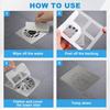 50Pcs Disposable Shower Drain Cover Hair Catcher, Disposable Floor Drain Sticker, Suit Sewer Filter Screen, Bathroom, Bathtub, Kitchen, Sink Floor