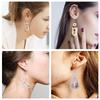 DIY Crystal Resin Molds: Irregular Oval, Hollow Heart, Moon Shapes for Earrings, Pendants, Keychains