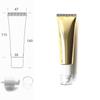 Gold High-Gloss Aluminum Plastic Tube for Sunscreen & Cleansing Cream - 50g