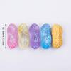 Glitter Peanut Squishy Toy Slow Rebound Peanut Squeeze Toys Crunchy Peanut Fidget Toy  Kids Toys