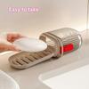 Mini Storage Travel Soap Box with Lid Sealed Drainage Portable Soap Box