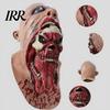Creepy Skull Mask Halloween Horror Latex Mask, Tongue Sticking-Out Full Head Easy to Wear Masquerade for Cosplay Party Costume Props Face