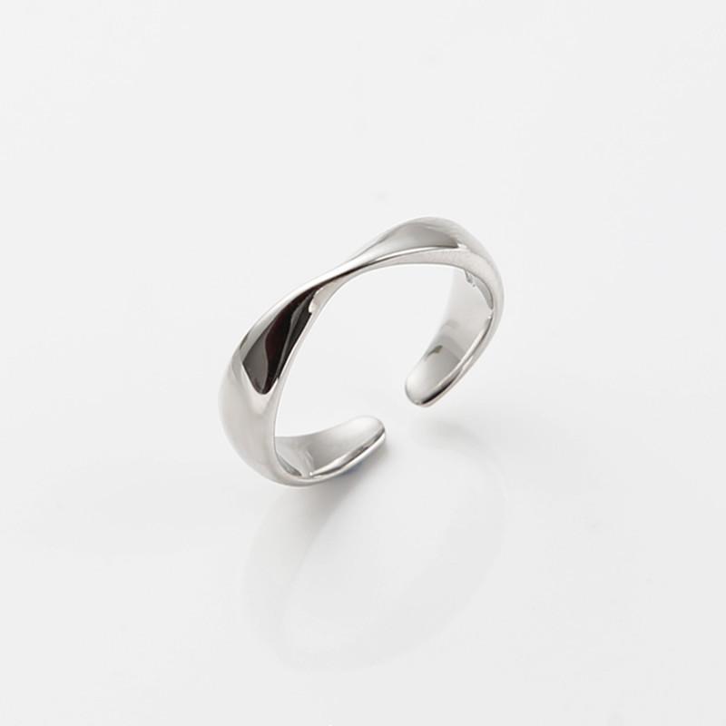 925 Silver Irregular Rings For Women Wedding Luxury Jewelry Accessories and Money 925 Jewellery