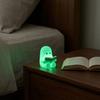 Ghost Reading Book Figurine, 3D Printed Cute Mini Sitting Ghost Statue for Halloween Bookshelf, Desk, Indoor Home Decor