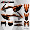 MCHMFG Graphics Backgrounds Decal Stickers Kit For KTM 125 250 300 350 450 SX SXF 2016 2017 2018 EXC EXC-F XCW 2017 2018