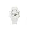 Casio Ceas personalizat seria modificată seria GA2100 carcasă din oțel inoxidabil argintiu gravat GA-2100-7A7 GA-2100-7A7(Watch3-GaiZhuang-YinYiLiuGuang)