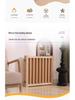 Foldable Solid Wood Dog Fence - Detachable, Easy to Store, Eco-Friendly, Natural Finish, Versatile Dog Cage