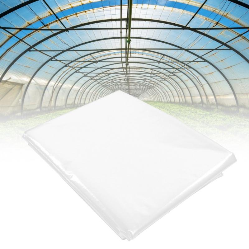 PE Plastic Film Transparent Dustproof Garden Plant Cover Greenhouse Agricultural Accessory2x10m / 6.6x32.8ft