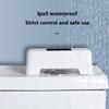 Automatic Sensor Toilet Flusher Keep Clean Touchless Toilet Flush Button Splash-Poof Cordless for Restaurant Hotel