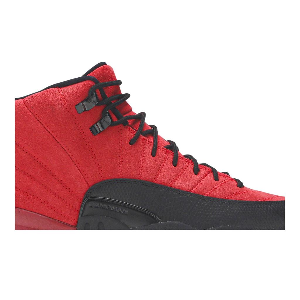 Air Jordan 12 Retro Grade School 'Reverse Flu Game' (Unisex) Varsity Red / Black Kids' Basketball Shoes 153265 602