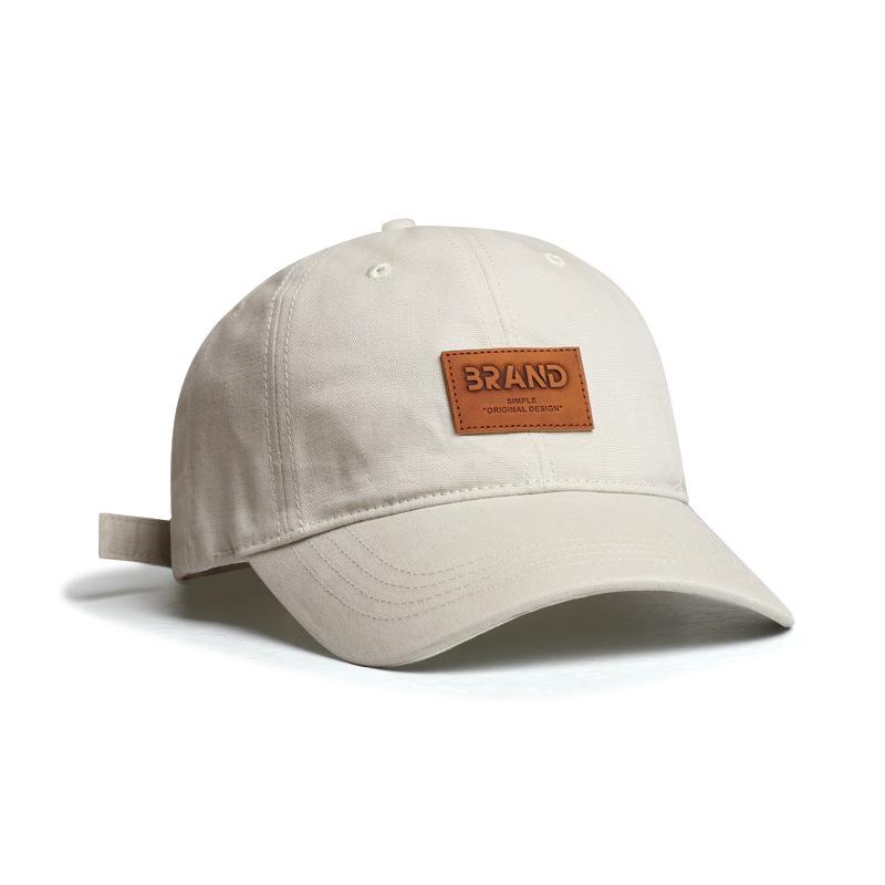 Washed Soft Hat Men's Spring Versatile Casual Baseball Cap Sun Protection Student Travel Baseball Cap Girl Simple