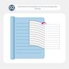 100PCS/Set Multifunctional Self-Adhesive Expansion Sticky Notes Extensible Sticky Memo Pads Tearable Sticky Labels Sticker Gift