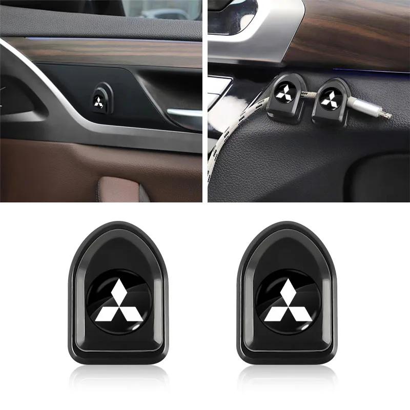 wszm6 4PCS Universal Car Interior Storage Hook Key Umbrella Hanging Hanger for Mitsubishi Lancer EX Outlander Sport ASX Xpander MPV L2