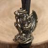 Outdoors DIY Tools EDC Brass Stone Gargoyle Knife Beads Lanyard Pendants Key Rings Accessories