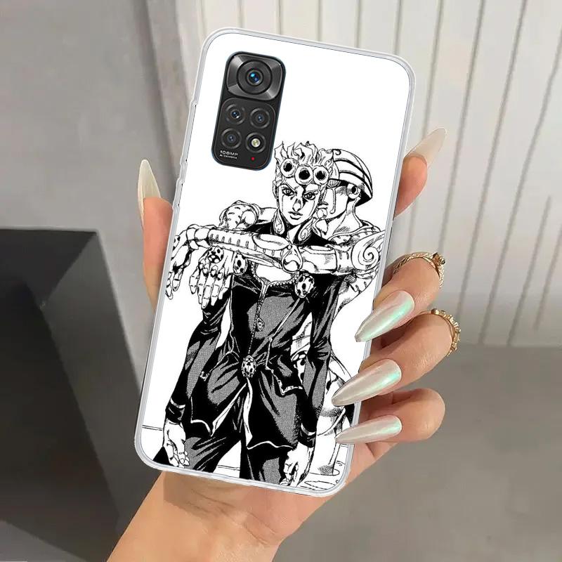 JoJo Bizarre Adventure Phone Case for Xiaomi Redmi Note 15 14 14S 13 12S 12 Pro 11S 11 Plus 11T 11E 10S Soft Funda Print Shell R