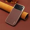 Custodia Magnetica in Vera Pelle Premium per iPhone 12 13 14 15 16 17 Pro Max Air Plus Pelle a Grana Superiore Pulsanti Metallici Copertura